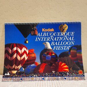 1998 Kodak Albuquerque International Balloon Fiesta Calendar Heavy Duty 9" x 12"